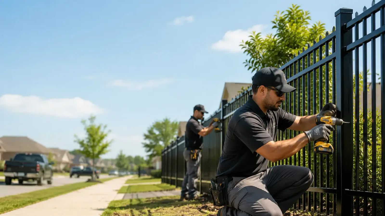 Metal Fence Installation in Old Fort, TN